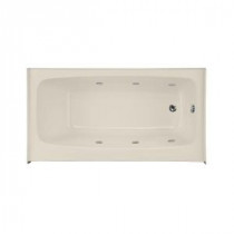 Trenton 4.5 ft. Right Hand Drain Whirlpool Tub in Biscuit