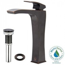 Blackstonian Single Hole Single-Handle Vessel Bathroom Faucet with Pop-Up Drain in Antique Rubbed Bronze