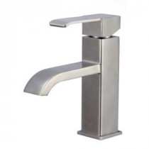 Single Hole Single-Handle Bathroom Faucet in Stainless Steel