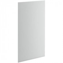 Choreograph 0.3125 in. x 36 in. x 72 in. 1-Piece Bath/Shower Wall Panel in Ice Grey for 72 in. Bath/Showers