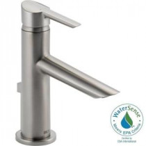 Compel Single Hole Single-Handle Bathroom Faucet in Stainless