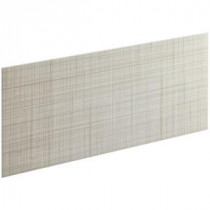 Choreograph 0.3125 in. x 60 in. x 28 in. 1-Piece Shower Wall Panel in Dune with Linen Texture