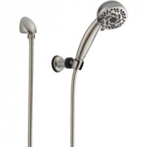 5-Spray 2.5 GPM Fixed Wall-Mount Hand Shower in Stainless