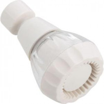 1-Spray Fixed Shower Head in White