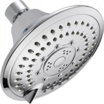 Touch-Clean 5-Spray 5 in. Fixed Shower Head in Chrome