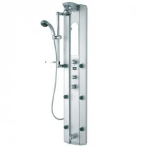 Satin 6-Jet Shower Panel System in Stainless Steel