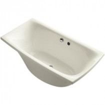 Escale 6 ft. Air Bath Tub in Biscuit