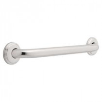 1 1/4 in. x 18 in. Grab Bar with Concealed Mounting in Bright Stainless Steel