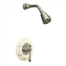 IV Georges Brass Single-Handle Shower Faucet Trim in Vibrant Brushed Nickel