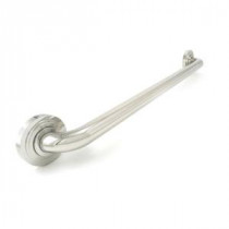 Platinum Designer Series 48 in. x 1.25 in. Grab Bar Bands in Polished Stainless Steel (51 in. Overall Length)