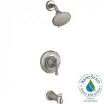Georgeson Single-Handle 3-Spray Tub and Shower Faucet in Vibrant Brushed Nickel