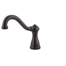 Marielle 2-Handle Deck Mount Roman Tub Faucet Trim Kit in Tuscan Bronze (Valve and Handles Not Included)