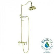 ETS10 Wall-Mount Exposed Hand Shower and Shower Head Combo Kit in Oil Rubbed Bronze