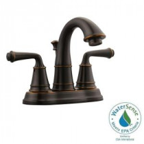 Eden 4 in. Centerset 2-Handle Bathroom Faucet in Oil Rubbed Bronze