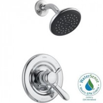 Lahara 1-Handle Shower Only Faucet Trim Kit in Chrome (Valve Not Included)