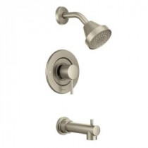 Align 1-Handle Posi-Temp Tub and Shower Faucet Trim Kit in Brushed Nickel (Valve Not Included)