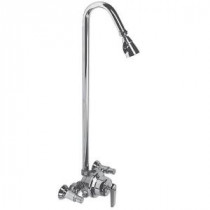 Sentinel Mark II 2-Handle Exposed Shower with Showerhead in Polished Chrome