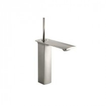 Stance Single Hole Single Handle Mid-Arc Bathroom Faucet in Brushed Nickel