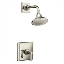 Pinstripe 1-Handle Shower Faucet Trim in Vibrant Polished Nickel (Valve Not Included)