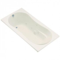 ProFlex 6 ft. Whirlpool Tub with Right-Hand Drain in Biscuit