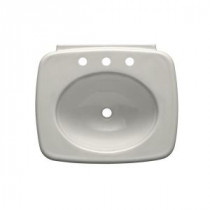 Bancroft 5 in. Top-Mount Sink Basin in Biscuit