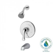 Unity Single-Handle 1-Spray Tub and Shower Faucet in Chrome