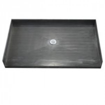 37 in. x 60 in. Barrier Free Shower Base with Center Drain