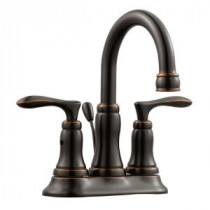 Madison 4 in. Centerset 2-Handle Bathroom Faucet in Oil Rubbed Bronze