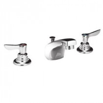 Monterrey 8 in. Widespread 2-Handle Bathroom Faucet in Polished Chrome with Metal and Pop-Up Drain