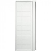 Ensemble 35-1/4 in. x 72-1/2 in. 2-piece Direct-to-Stud Shower End Wall Set with Backers in White