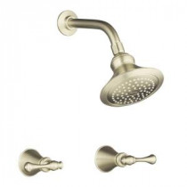 Revival 1-Spray 2-Handle Shower Faucet in Vibrant Brushed Nickel