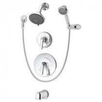 Elm Single-Handle 3-Spray Tub and Shower Faucet in Chrome