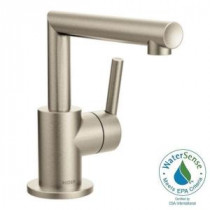 Arris Single Hole 1-Handle Bathroom Faucet in Brushed Nickel