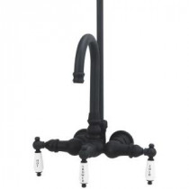 TW16 3-Handle Claw Foot Tub Faucet without Handshower in Oil Rubbed Bronze