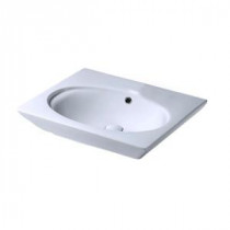 Aristocrat 18-1/2 in. Above Counter Sink Basin in White
