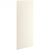 Choreograph 0.3125 in. x 32 in. x 96 in. 1-Piece Shower Wall Panel in Biscuit for 96 in. Showers