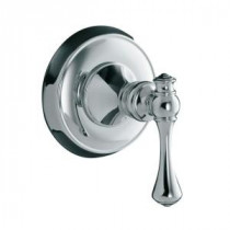 Revival 1-Handle Volume Control Valve Trim Kit with Traditional Lever Handle in Polished Chrome (Valve Not Included)