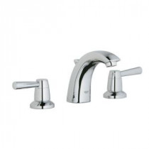 Arden 8 in. Widespread 2-Handle Low-Arc Bathroom Faucet in StarLight Chrome
