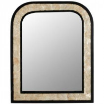 Gregory 34.3 in. x 28 in. Iron Framed Mirror