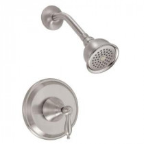 Fairmont Single Handle Pressure Shower Only Faucet Trim Kit in Brushed Nickel (Valve Not Included)