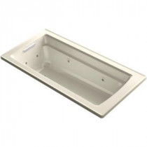 Archer 5.5 ft. Whirlpool Tub in Almond