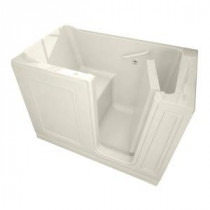 Acrylic Standard Series 51 in. x 30 in. Walk-In Air Bath Tub with Quick Drain in Linen