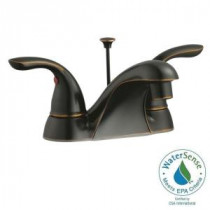 Ashland 4 in. Centerset 2-Handle Bathroom Faucet in Oil Rubbed Bronze
