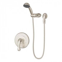 Unity 1-Spray Hand Shower with Stops in Satin Nickel