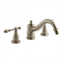 IV Georges 8 in. 2-Handle Low Arc Bathroom Faucet Trim Kit in Vibrant Brushed Bronze (Valve Not Included)
