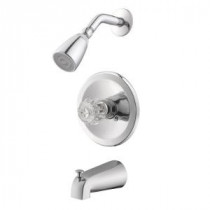 Millbridge Single-Handle 1-Spray Tub and Shower Faucet in Polished Chrome