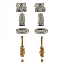 2 Valve Rebuild Kit for Tub and Shower with Chrome Handles for STERLING