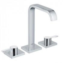 Allure 8 in. Widespread 2-Handle Bathroom Faucet in StarLight Chrome