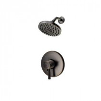 Single-Handle Shower Faucet Trim Kit in Tuscan Bronze (Valve Not Included)