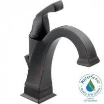 Dryden Single Hole Single-Handle Bathroom Faucet in Venetian Bronze with Touch2O.xt Technology
